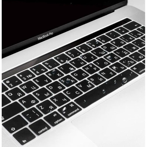 Силиконовая накладка на клавиатуру для MacBook Pro 13.3"/15.4" (2016-2019) US
