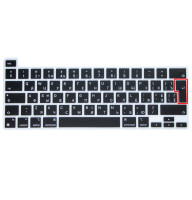 Силиконовая накладка на клавиатуру MacBook Pro 13" (A2251/A2289/A2338) | Pro 16" (A2141) EU