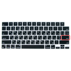 Силіконова накладка на клавіатуру MacBook Neo 13" | Air 13"  | Pro 14" | Air 15" | Pro 16" US