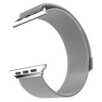 Ремешок Milanese Loop 38mm/40mm для Apple Watch (Silver)