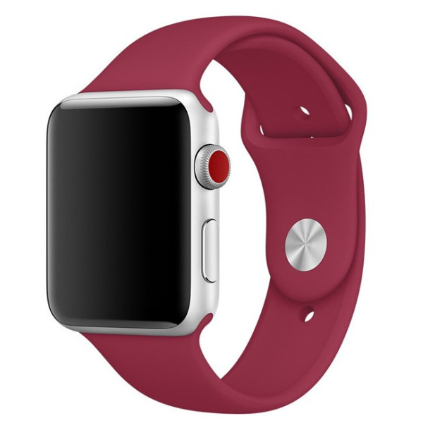 Ремешок Sport Band 44mm/42mm S/M для Apple Watch (Rose Red)