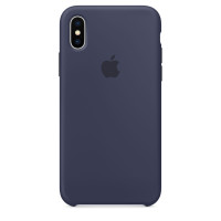 Чохол Silicone Case для iPhone X / XS (Midnight Blue) OEM