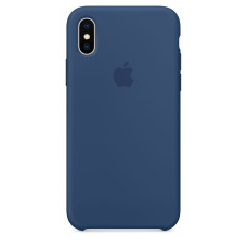Чохол Silicone Case для iPhone X / XS (Blue Cobalt) OEM