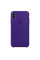 Чехол Silicone Case для iPhone X / XS (Ulta Violet) OEM
