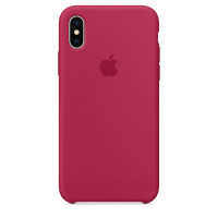 Чохол Silicone Case для iPhone X / XS (Rose Red) OEM