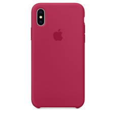 Чохол Silicone Case для iPhone X / XS (Rose Red) OEM