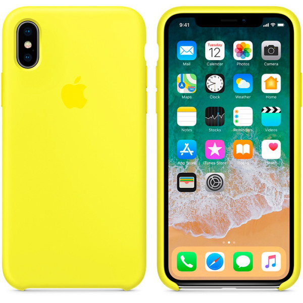 Чехол Silicone Case для iPhone X / XS (Flash) OEM