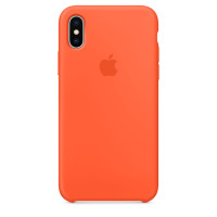 Чехол Silicone Case для iPhone X / XS Spicy Orange OEM