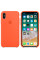 Чехол Silicone Case для iPhone X / XS Spicy Orange OEM