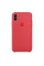 Чехол Silicone Case для iPhone X / XS (Red Raspberry) OEM