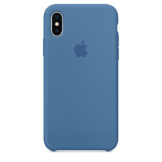 Чохол Silicone Case для iPhone X / XS (Denim Blue) OEM