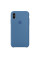 Чехол Silicone Case для iPhone X / XS (Denim Blue) OEM