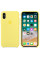 Чехол Silicone Case для iPhone X / XS (Lemonade) OEM