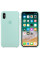 Чехол Silicone Case для iPhone X / XS (Marine Green) OEM