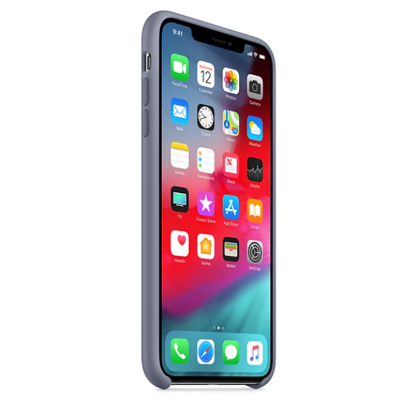 Чехол Silicone Case для iPhone XR Lavender Gray OEM