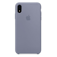 Чехол Silicone Case для iPhone XR Lavender Gray OEM