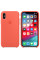 Чехол Silicone Case для iPhone X / XS (Nectarine) OEM