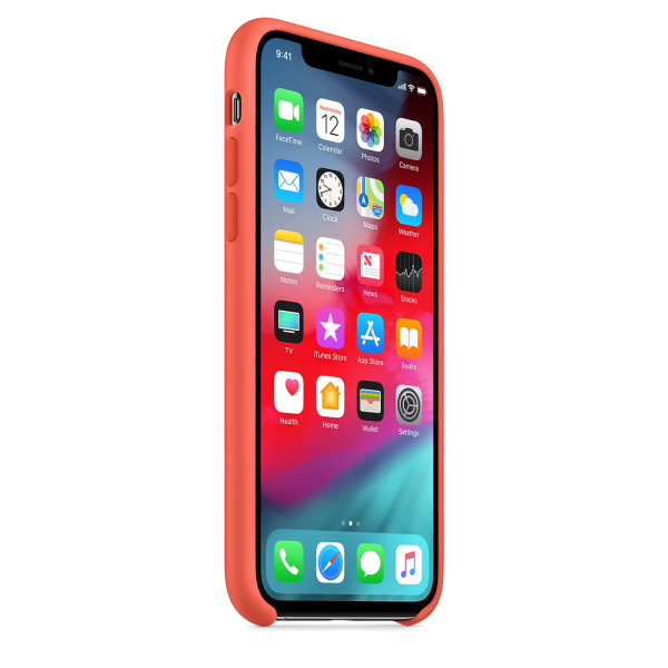 Чехол Silicone Case для iPhone X / XS (Nectarine) OEM