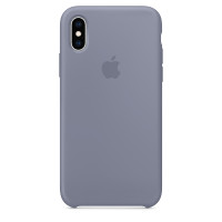 Чехол Silicone Case для iPhone X / XS (Lavender Gray) OEM