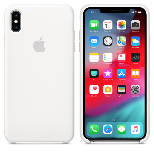 Чехол Silicone Case для iPhone XS Max (White) OEM