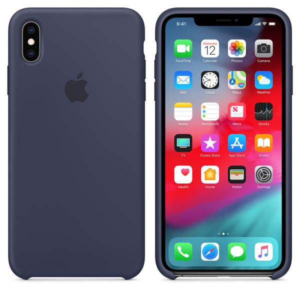 Чехол Silicone Case для iPhone XS Max (Midnight Blue) OEM