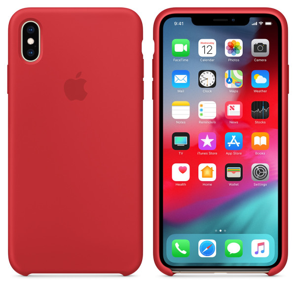 Чехол Silicone Case для iPhone XS Max (Red) OEM