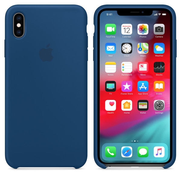 Чехол Silicone Case для iPhone XS Max (Blue Horizon) OEM