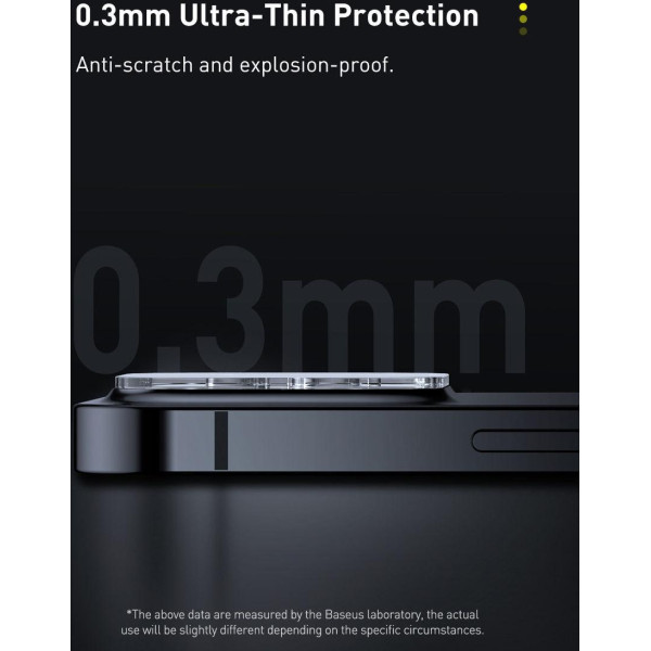 Защитное стекло для камеры iPhone 13/13 mini Baseus Lens Film 2-pack (SGQK000002) Transparent