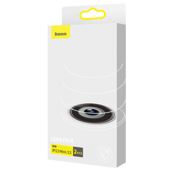 Защитное стекло для камеры iPhone 13/13 mini Baseus Lens Film 2-pack (SGQK000002) Transparent