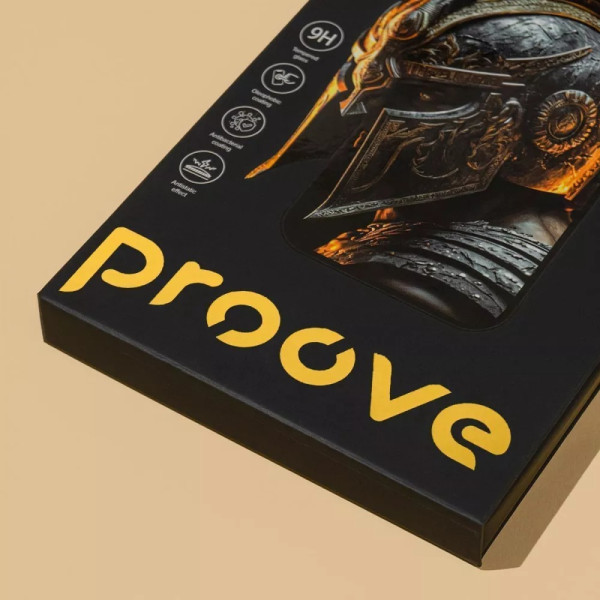 Защитное стекло для iPhone 17 Pro Proove Achilles (Black)