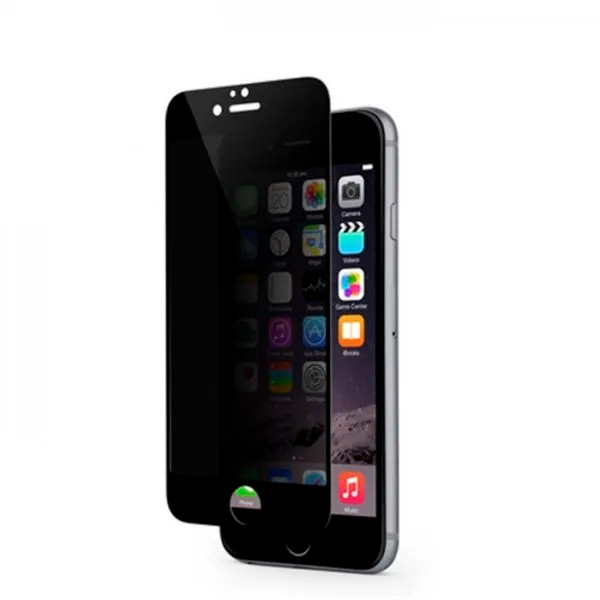 Защитное стекло для iPhone 6/6s Privacy Анти-шпион (Black)
