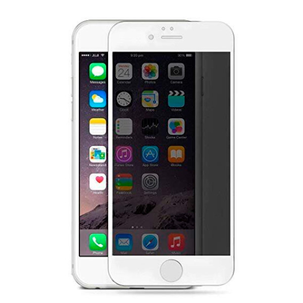 Захисне скло для iPhone 6 Plus / 6s Plus Privacy Анти-шпигун (White)