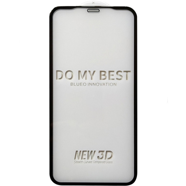 Противоударное Защитное Стекло 3D NEW Bleon Stealth для iPhone X/XS/11 Pro (Black)