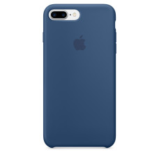 Силиконовый чехол для iPhone 7/8 Plus (глубокий синий)