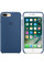 Силиконовый чехол для iPhone 7/8 Plus (глубокий синий)