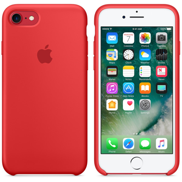 Чехол Silicone Case на iPhone 7 / 8 / SE (2020) Product (Red) OEM