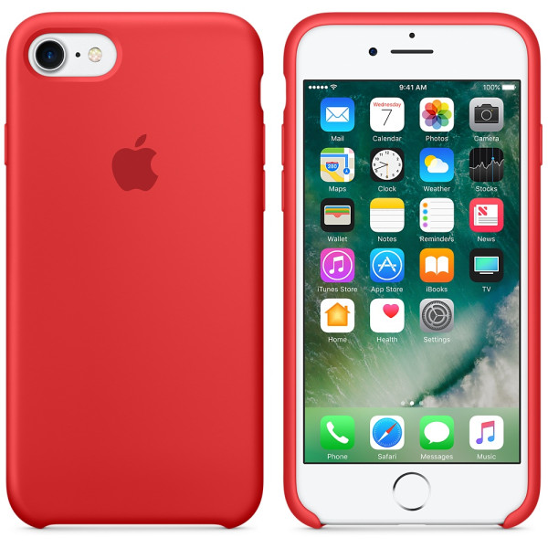 Чехол Silicone Case на iPhone 7 / 8 / SE (2020) Product (Red) OEM