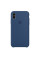 Чехол Apple Silicone Case для iPhone X / XS (Blue Cobalt) (MQT42)