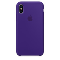 Чохол Apple Silicone Case для iPhone X / XS (Ultra Violet) (MQT72)