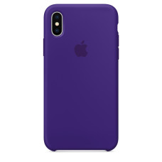Чохол Apple Silicone Case для iPhone X / XS (Ultra Violet) (MQT72)