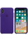 Чехол Apple Silicone Case для iPhone X / XS (Ultra Violet) (MQT72)