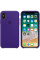 Чехол Apple Silicone Case для iPhone X / XS (Ultra Violet) (MQT72)