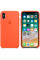 Чехол Apple Silicone Case для iPhone X / XS (Orange) (MR6F2)