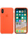 Чехол Apple Silicone Case для iPhone X / XS (Orange) (MR6F2)