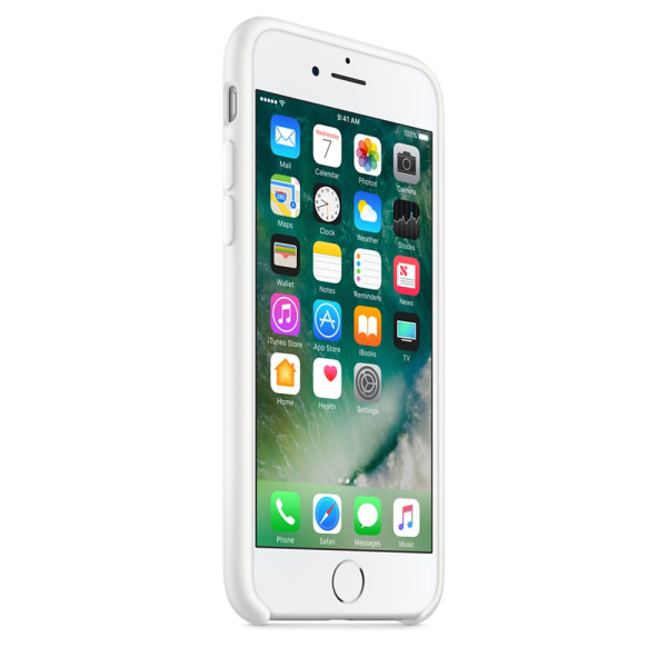 Чехол Silicone Case на iPhone 7 / 8 / SE (2020) White OEM