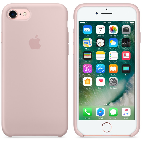 Чехол Silicone Case на iPhone 7 / 8 / SE (2020) Pink Sand OEM