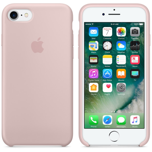 Чехол Silicone Case на iPhone 7 / 8 / SE (2020) Pink Sand OEM