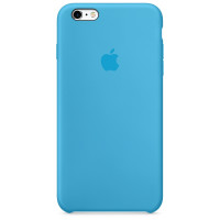 Чехол Silicone Case для iPhone 6/6s (Blue) OEM