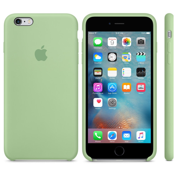 Чехол Silicone Case для iPhone 6 Plus/6s Plus Mint OEM