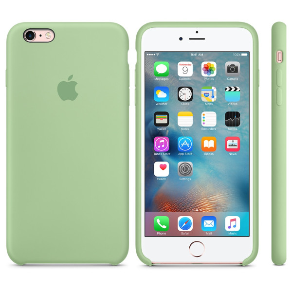 Чехол Silicone Case для iPhone 6 Plus/6s Plus Mint OEM